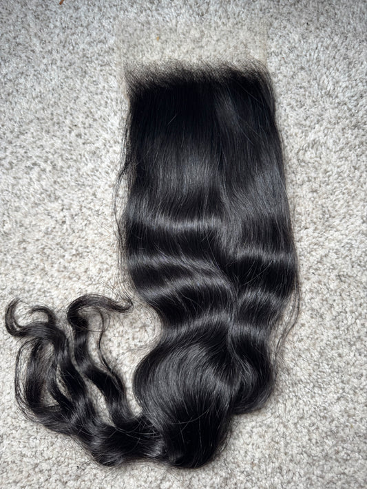 (PREORDER) RAW HD 6x6 LACE CLOSURE